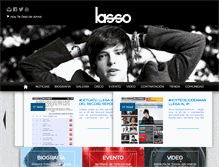 Tablet Screenshot of lassomusica.com